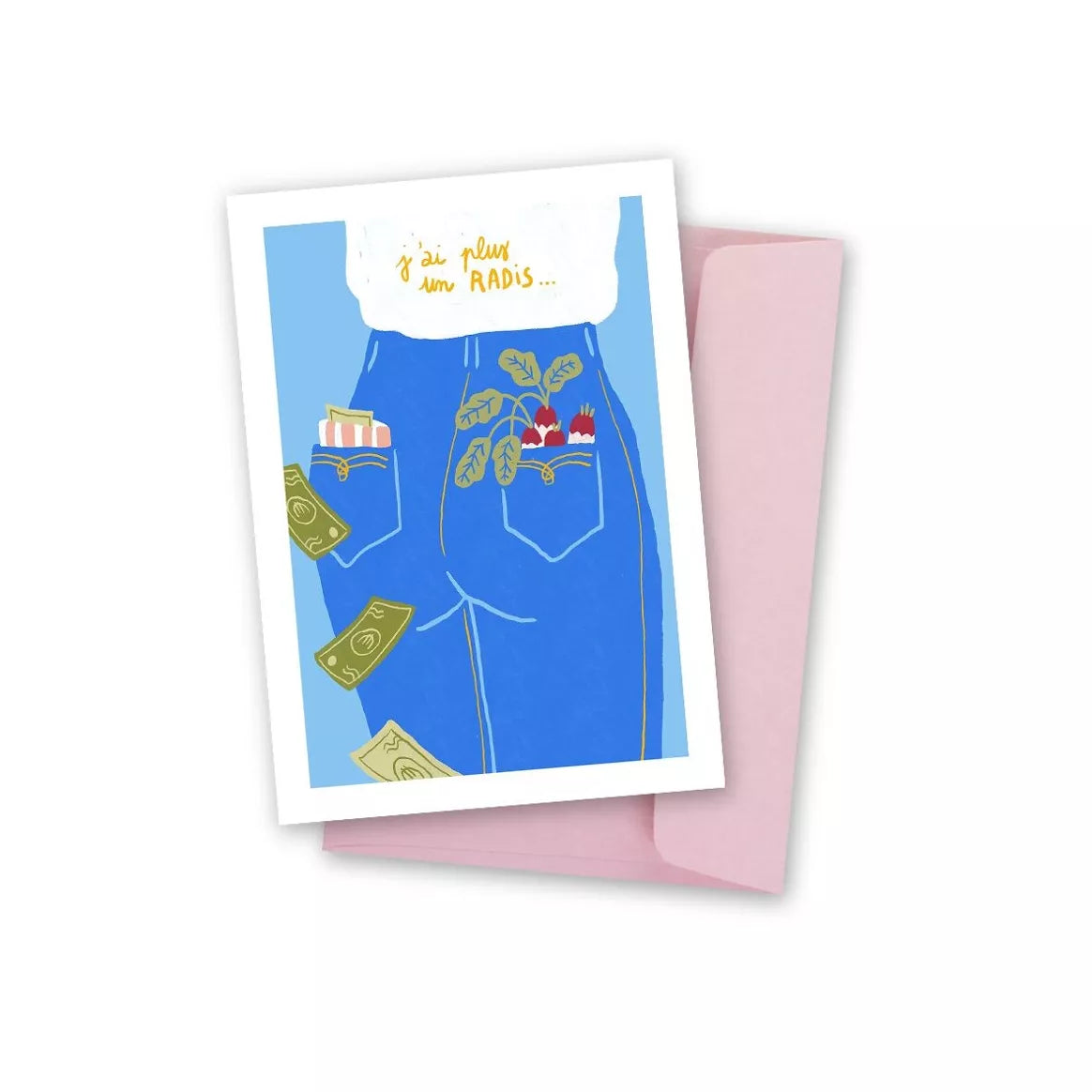 Carte postale J'ai plus un radis