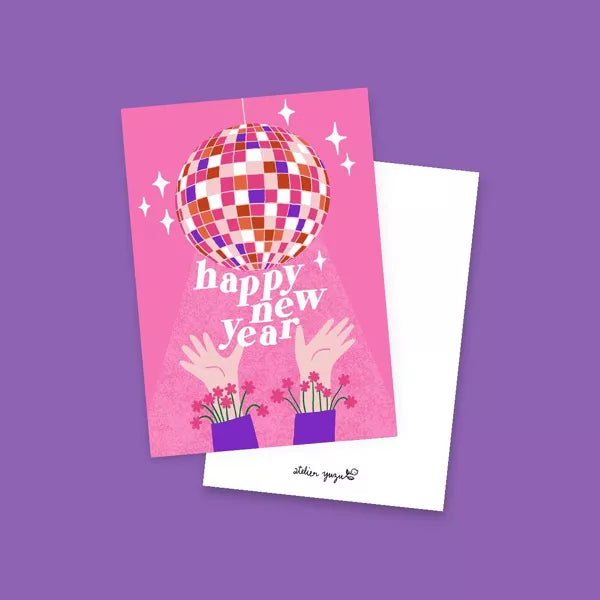 Carte postale Happy new year