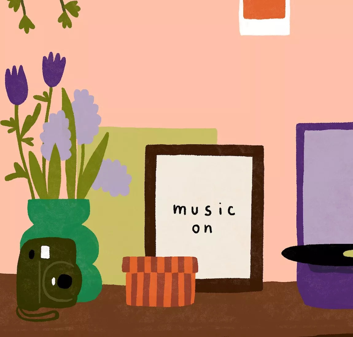 Affiche Music on