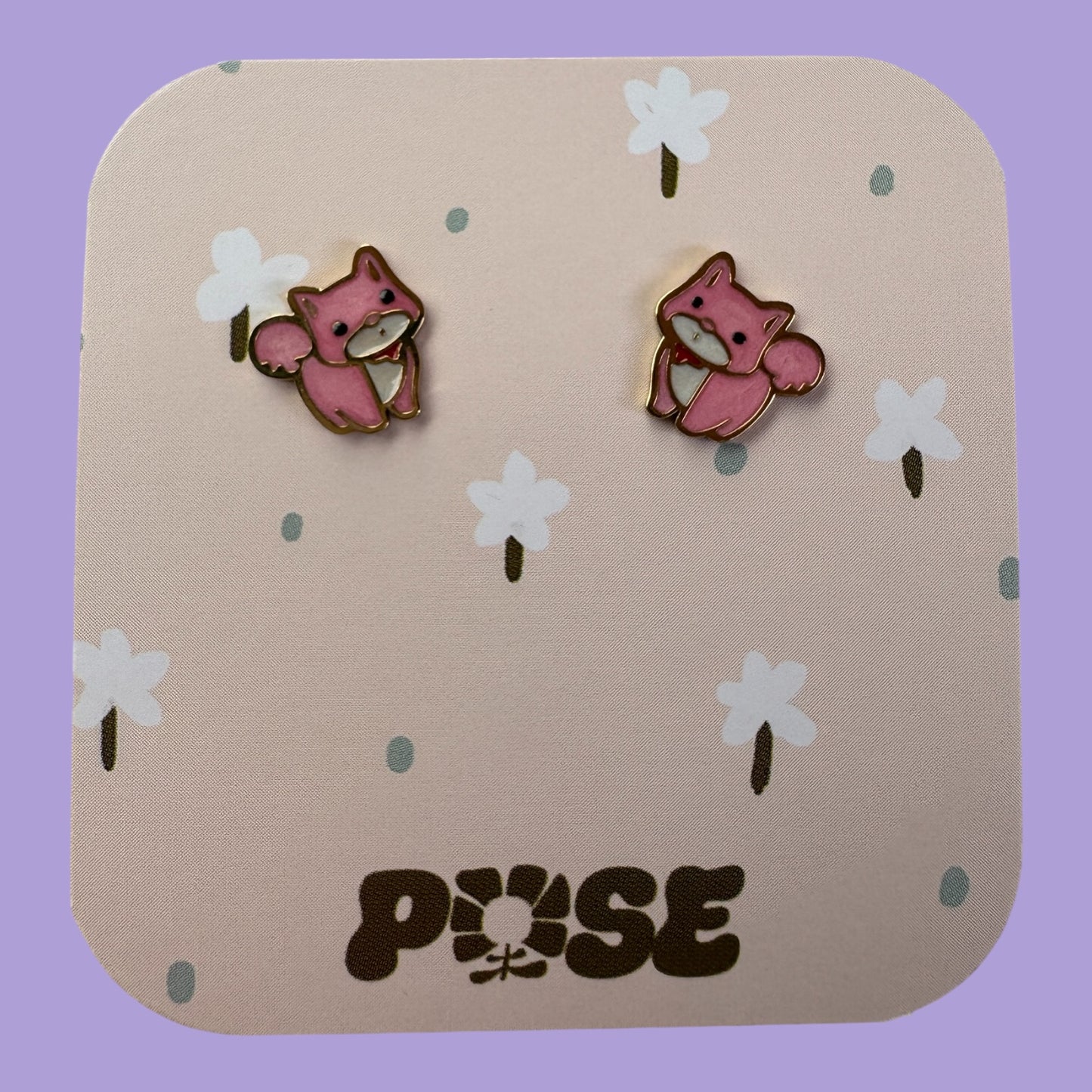Boucles d'oreille puce Mini Renard
