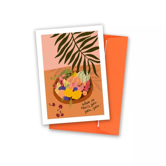 Carte postale Salade de fruits