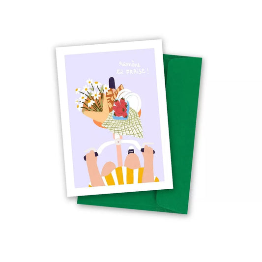 Carte postale ramène ta fraise