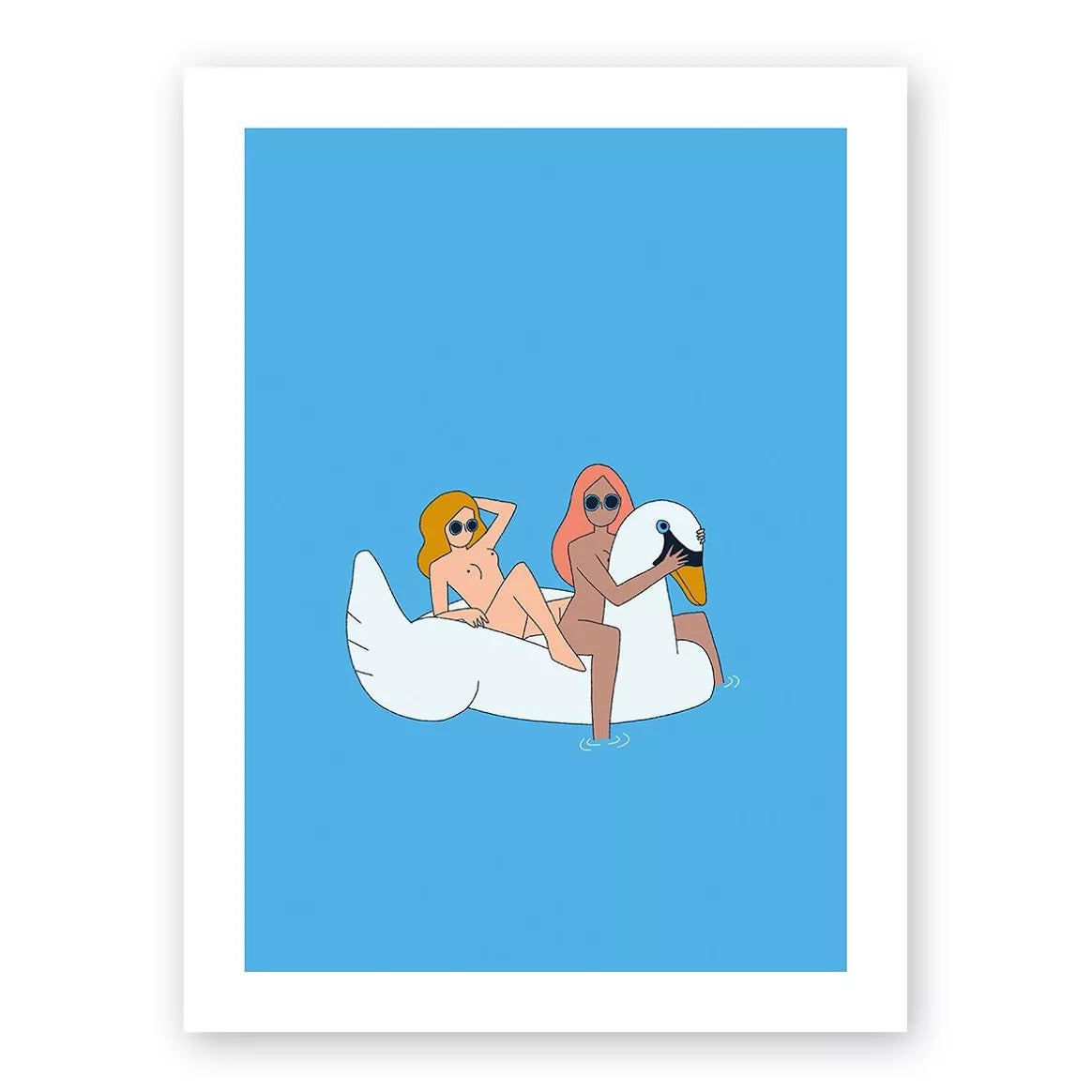 Affiche Baigneuses
