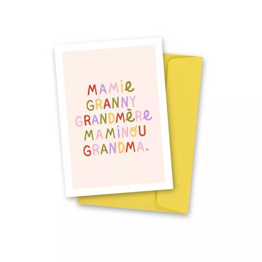 Carte postale Mamie