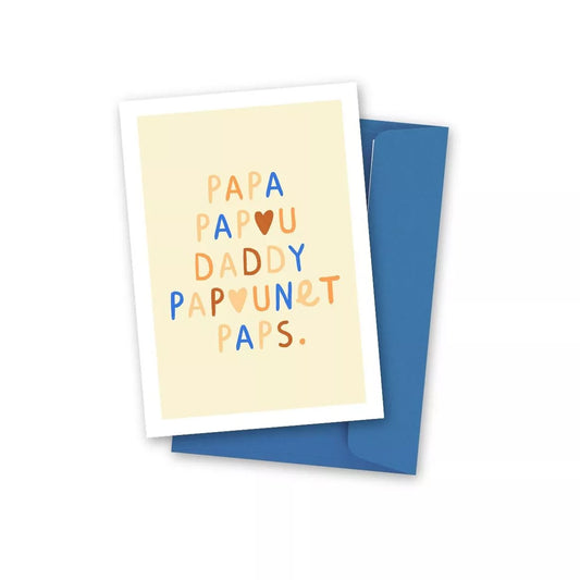Carte postale Papa