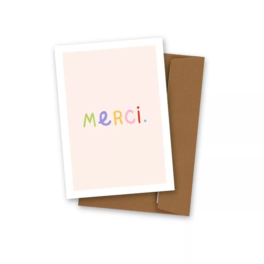 Carte postale Merci
