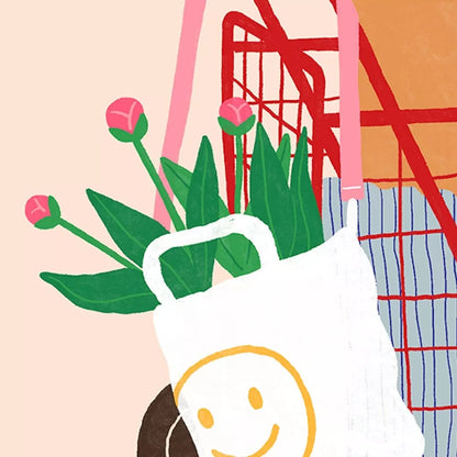 Affiche Marché aux fleurs
