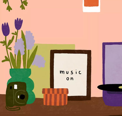 Affiche Music on