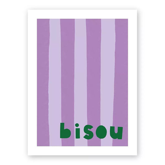 Affiche Bisou