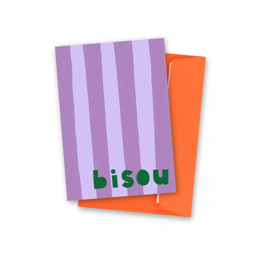 Carte postale Bisou