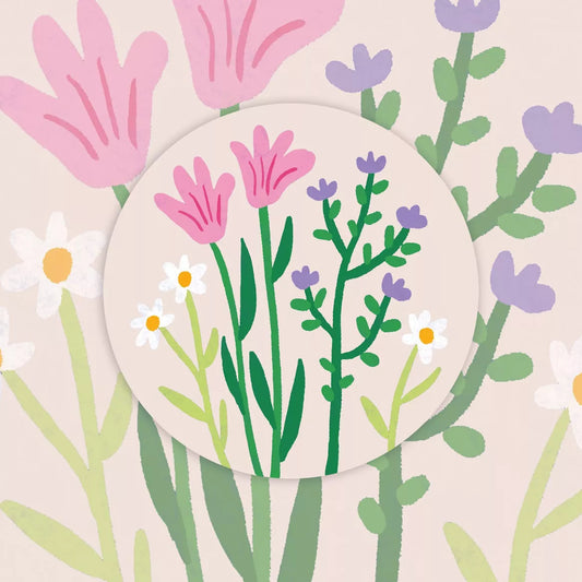Stickers Fleurs sauvages
