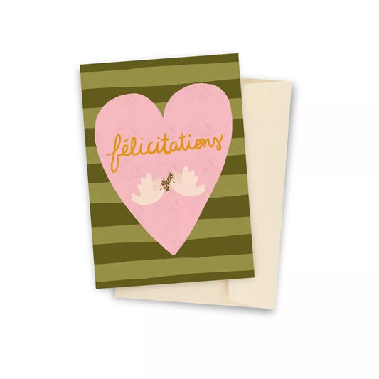 Carte postale Félicitations